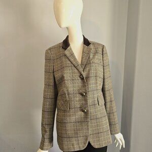 Pink Tartan  Check Blazer.